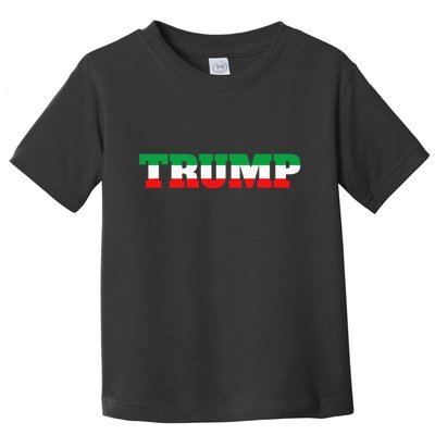 Italians For Trump Italiano Supporter Italy National Flag Toddler T-Shirt