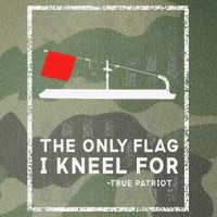 Ice Fishing Tip Up The Only Flag I Kneel For Legacy Tie Dye Trucker Hat