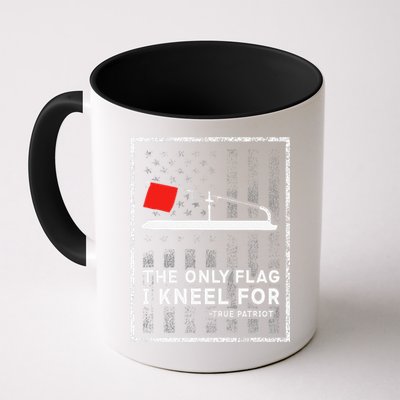 Ice Fishing Tip Up The Only Flag I Kneel For Mug