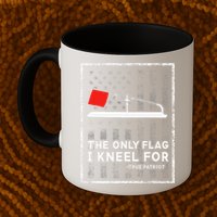 Ice Fishing Tip Up The Only Flag I Kneel For Mug