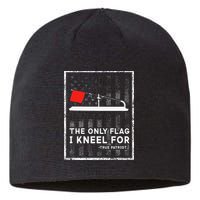 Ice Fishing Tip Up The Only Flag I Kneel For Sustainable Beanie