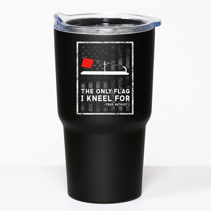 Ice Fishing Tip Up The Only Flag I Kneel For Tumbler
