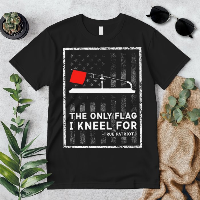 Ice Fishing Tip Up The Only Flag I Kneel For Premium T-Shirt