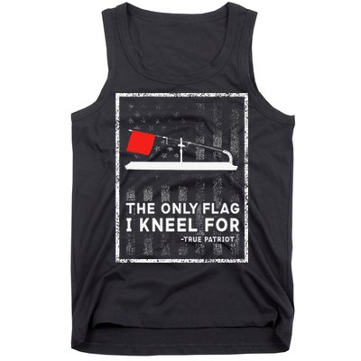 Ice Fishing Tip Up The Only Flag I Kneel For Tank Top