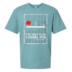 Ice Fishing Tip Up The Only Flag I Kneel For Sueded Cloud Jersey T-Shirt