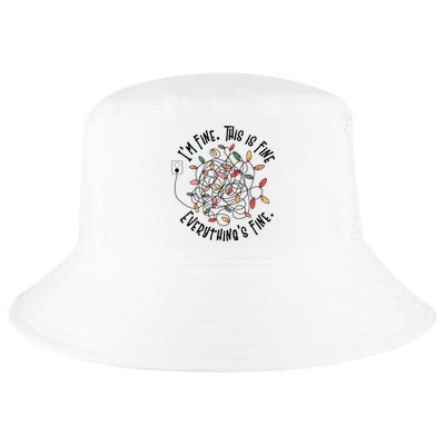 Im Fine This Is Fine Everything Is Fine Funny Christmas Cool Comfort Performance Bucket Hat