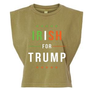 Irish For Trump Pro President Donald Trump Supporter Gift Garment-Dyed Women's Muscle Tee