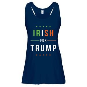 Irish For Trump Pro President Donald Trump Supporter Gift Ladies Essential Flowy Tank