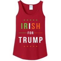 Irish For Trump Pro President Donald Trump Supporter Gift Ladies Essential Tank