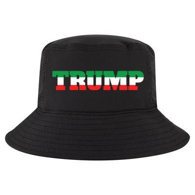 Italians For Trump Italiano Supporter Italy National Flag Cute Gift Cool Comfort Performance Bucket Hat