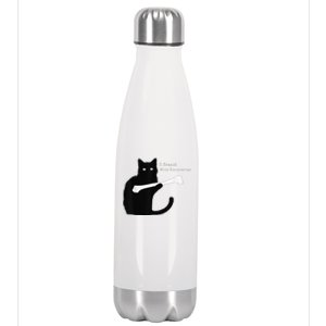 I Found This Humerus Funny Cat Lover Tees Stainless Steel Insulated Water Bottle