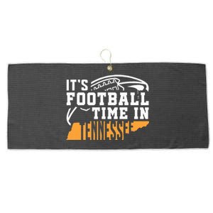 ItS Football Time In Tennessee Orange And White Large Microfiber Waffle Golf Towel