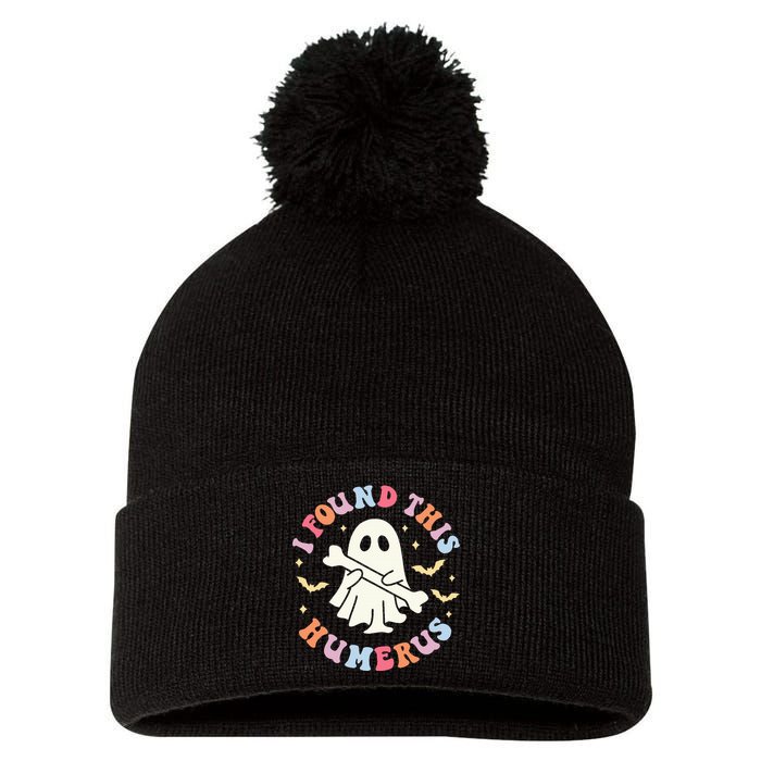 I Found This Humerus Pun Joke Humorous Halloween Costume Pom Pom 12in Knit Beanie