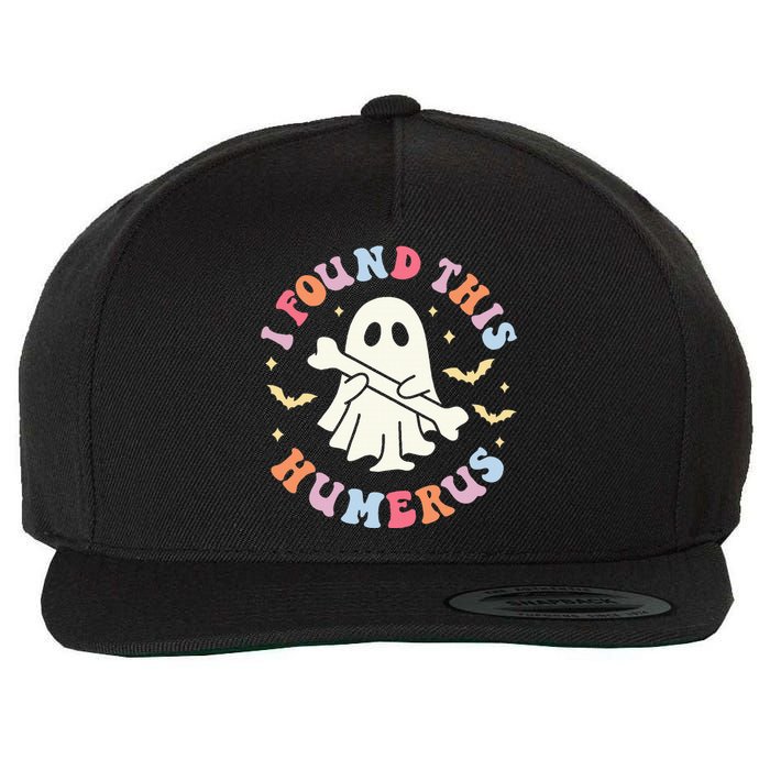 I Found This Humerus Pun Joke Humorous Halloween Costume Wool Snapback Cap