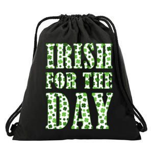 Irish For The Day Drawstring Bag