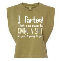 I Farted That's As Close To Giving A Shit Garment-Dyed Women's Muscle Tee