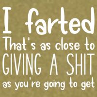 I Farted That's As Close To Giving A Shit Garment-Dyed Women's Muscle Tee