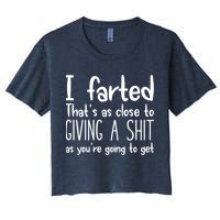 I Farted That's As Close To Giving A Shit Crop Top