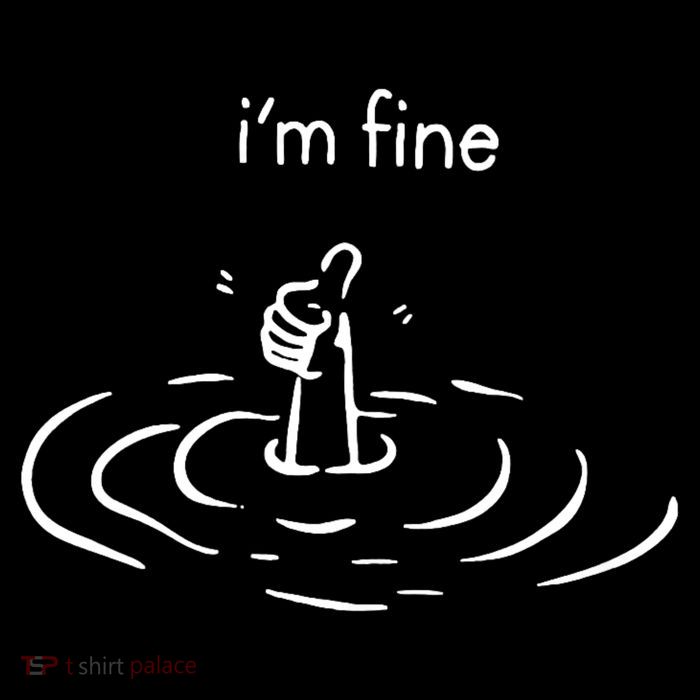 i'm fine thumbs up Mousepad