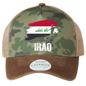 Iraq Football Team Player Flag Legacy Tie Dye Trucker Hat