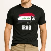 Iraq Football Team Player Flag Cooling Performance Crew T-Shirt