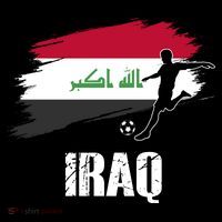 Iraq Football Team Player Flag City Backpack