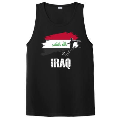 Iraq Football Team Player Flag PosiCharge Competitor Tank