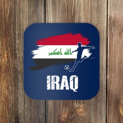 Iraq Football Team Player Flag Coaster