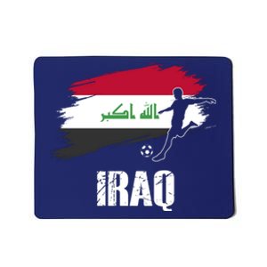 Iraq Football Team Player Flag Mousepad