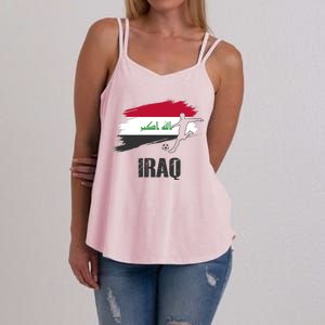 Iraq Football Team Player Flag Women's Strappy Tank