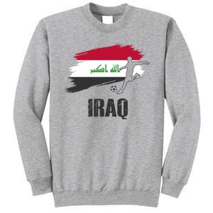 Iraq Football Team Player Flag Sweatshirt