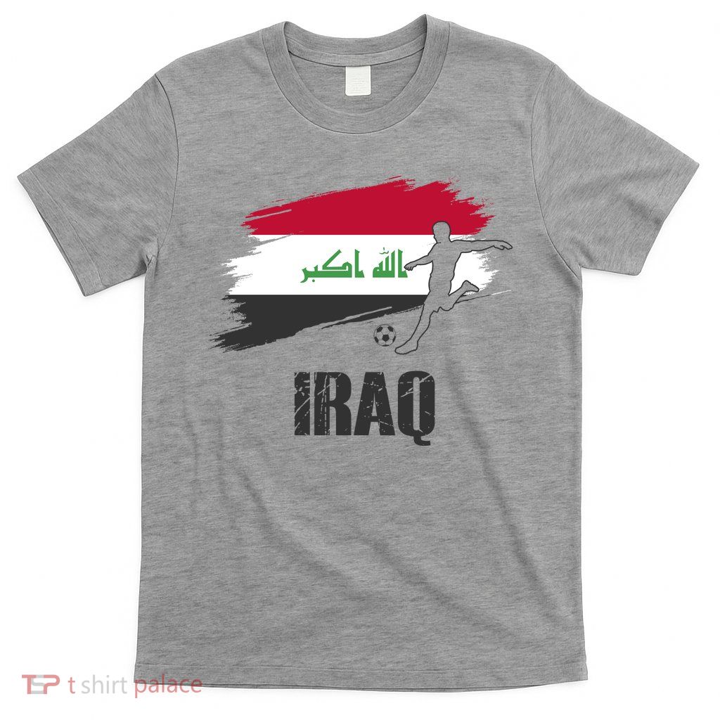 Iraq Football Team Player Flag T-Shirt