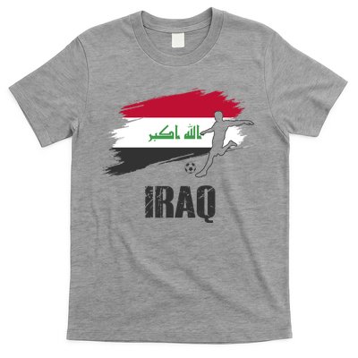 Iraq Football Team Player Flag T-Shirt