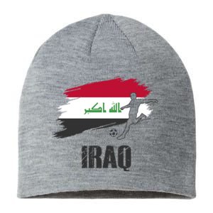 Iraq Football Team Player Flag Sustainable Beanie