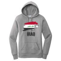 Iraq Football Team Player Flag Women's Pullover Hoodie