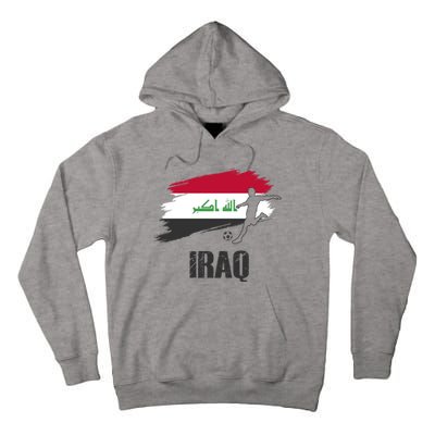 Iraq Football Team Player Flag Tall Hoodie