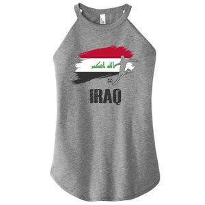 Iraq Football Team Player Flag Women's Perfect Tri Rocker Tank