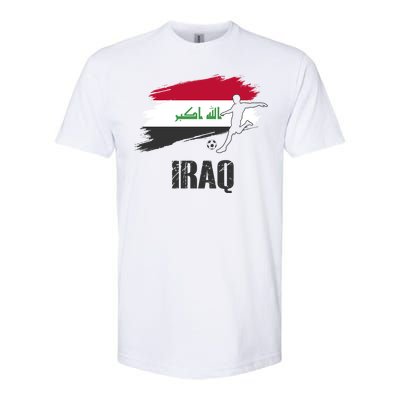 Iraq Football Team Player Flag Softstyle CVC T-Shirt