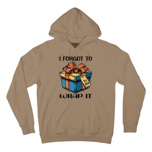 I Forgot To Wrap It Funny Christmas Pregnancy Announcement Hoodie