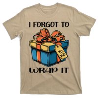 I Forgot To Wrap It Funny Christmas Pregnancy Announcement T-Shirt