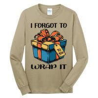 I Forgot To Wrap It Funny Christmas Pregnancy Announcement Tall Long Sleeve T-Shirt