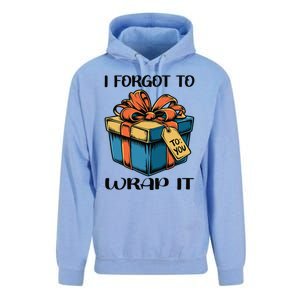 I Forgot To Wrap It Funny Christmas Pregnancy Announcement Unisex Surf Hoodie