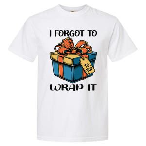 I Forgot To Wrap It Funny Christmas Pregnancy Announcement Garment-Dyed Heavyweight T-Shirt