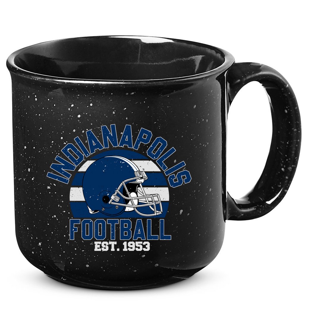 Indianapolis Football Team Supporter 15oz Campfire Ceramic Mug