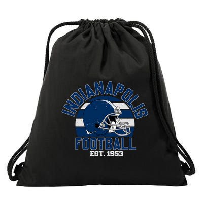 Indianapolis Football Team Supporter Drawstring Bag