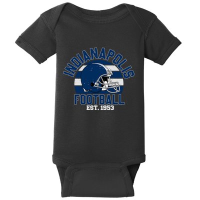 Indianapolis Football Team Supporter Baby Bodysuit