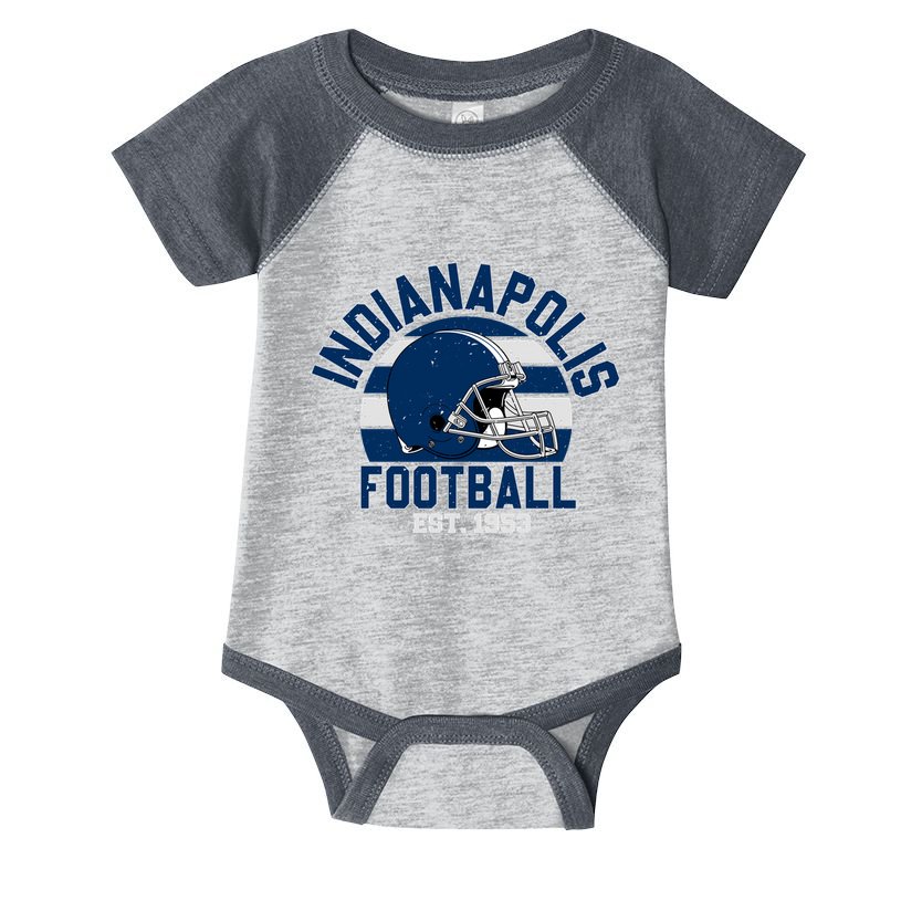 Indianapolis Football Team Supporter Infant Baby Jersey Bodysuit