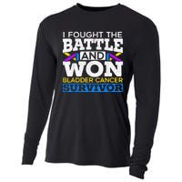 I Fought The Battle And Won Bladder Cancer Survivor Cooling Performance Long Sleeve Crew