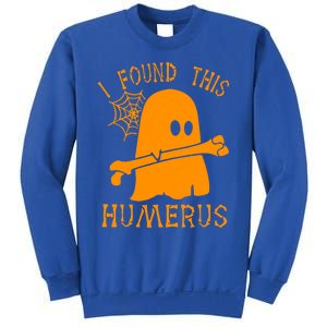 I Found This Humerus Funny Ghost Nurse Halloween Funny Gift Sweatshirt