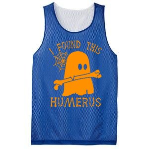 I Found This Humerus Funny Ghost Nurse Halloween Funny Gift Mesh Reversible Basketball Jersey Tank